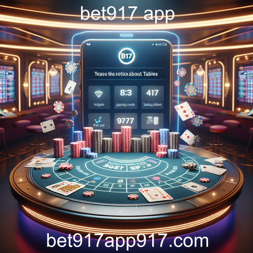 Descubra a Diversão das Mesas no Bet917 App